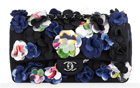 chanel neoprene flower embellished flap bag|Shop CHANEL MINI FLAP BAG .